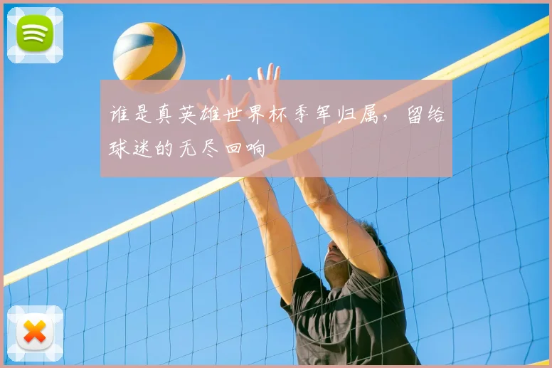 谁是真英雄世界杯季军归属，留给球迷的无尽回响